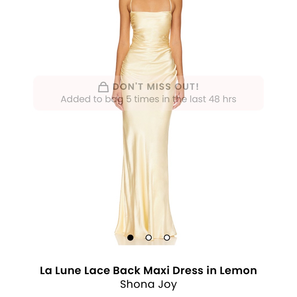 Butter Yellow Formal Gown